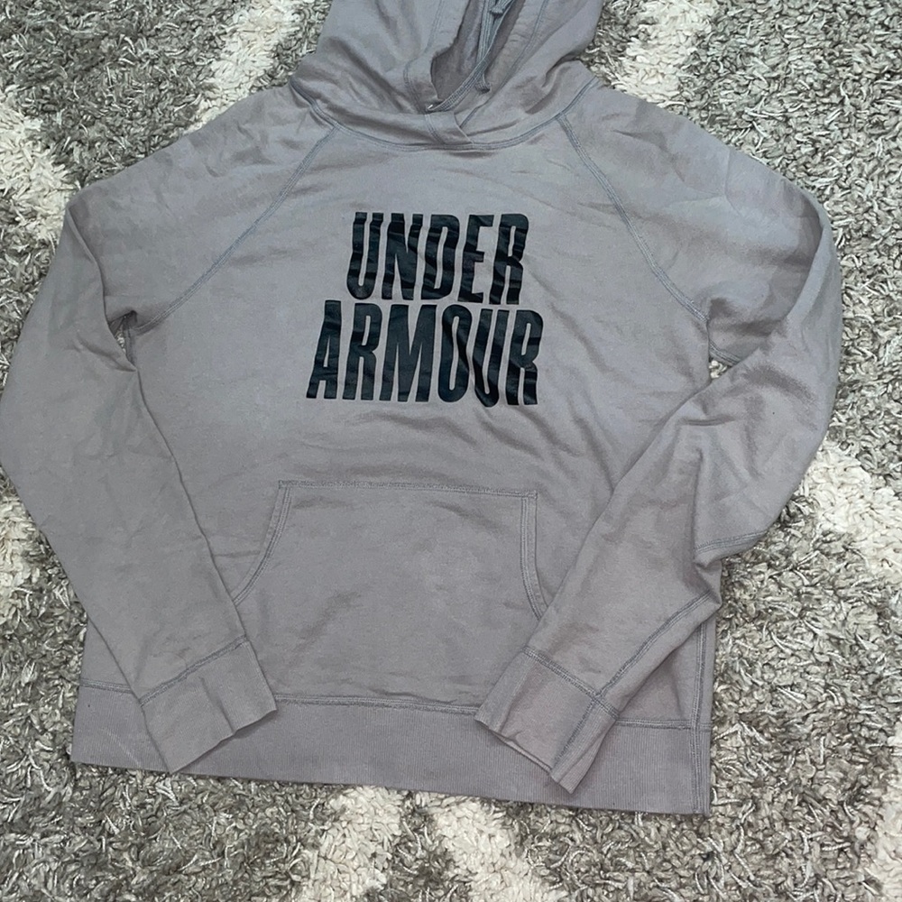 Under Armour gray hoodie